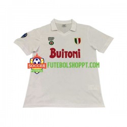 Camisola Homem Napoli 1987 1988 Retro Alternativa Equipamento Manga Curta