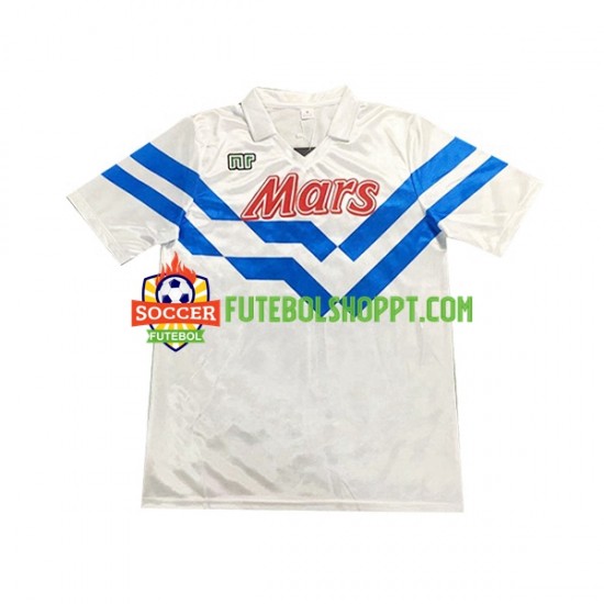 Camisola Homem Napoli 1989 Retro Alternativa Equipamento 1990 Manga Curta