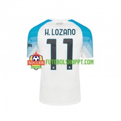 Camisola Homem Napoli Face Game Lozano 11 Principais Equipamento 2022-2023 Manga Curta