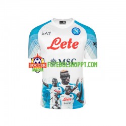 Camisola Homem Napoli Face Game Osimhen 9 Principais Equipamento 2022-2023 Manga Curta