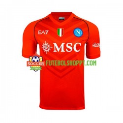 Camisola Homem Napoli Guarda-redes Principais Equipamento 2023-2024 Manga Curta
