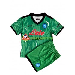 Camisola Júnior Napoli Guarda-redes Principais Equipamento 2021-2022 Manga Curta