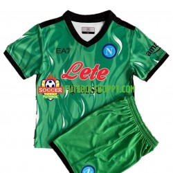 Camisola Júnior Napoli Guarda-redes Principais Equipamento 2021-2022 Manga Curta