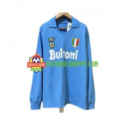 Camisola Homem Napoli 1987 1988 Retro Principais Equipamento Manga Comprida