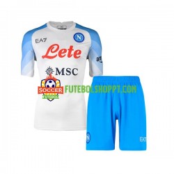 Camisola Júnior Napoli Alternativa Equipamento 2022-2023 Manga Curta