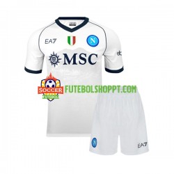 Camisola Júnior Napoli Alternativa Equipamento 2023-2024 Manga Curta