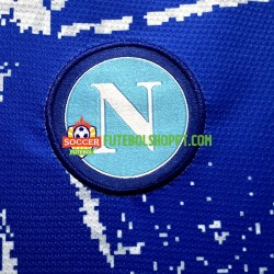 Camisola Homem Napoli Maradona Champions Special Edition Principais Equipamento 2023 Manga Curta