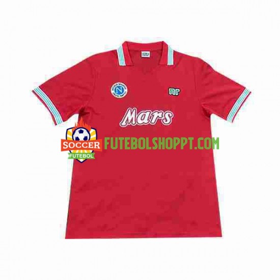 Camisola Homem Napoli 1988 1989 Retro Terceiro Equipamento Manga Curta