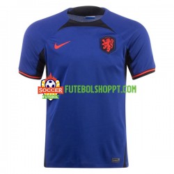 Camisola Homem Países Baixos Alternativa Equipamento Mundial 2022 Manga Curta Camisola Homem Países Baixos Alternativa Equipamento Mundial 2022 Manga Curta