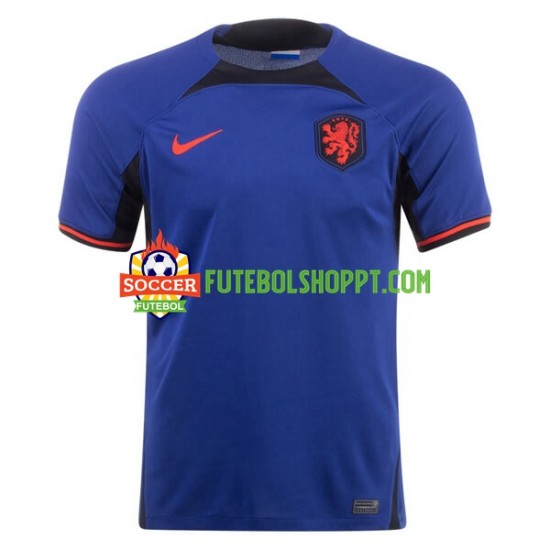 Camisola Homem Países Baixos Alternativa Equipamento Mundial 2022 Manga Curta