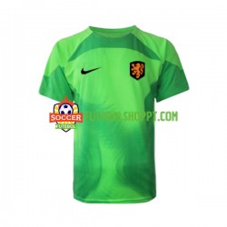 Camisola Homem Países Baixos Guarda-redes Alternativa Equipamento Copa do Mundo 2022 Manga Curta Camisola Homem Países Baixos Guarda-redes Alternativa Equipamento Copa do Mundo 2022 Manga Curta