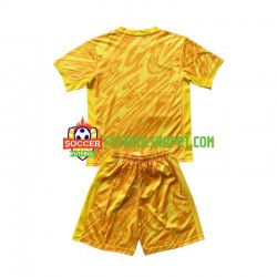 Camisola Júnior Países Baixos Guarda-redes Alternativa Equipamento Euro 2024 Manga Curta