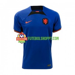 Camisola Homem Países Baixos Memphis 10 Alternativa Equipamento Mundial 2022 Manga Curta