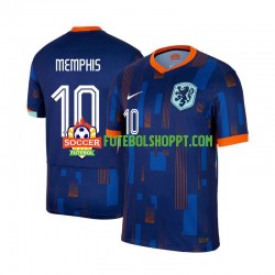 Camisola Homem Países Baixos Memphis Depay 10 Alternativa Equipamento Euro 2024 Manga Curta