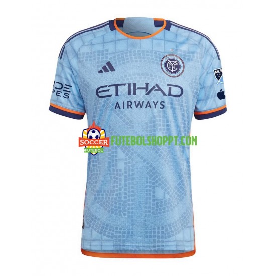 Camisola Homem New York City FC Principais Equipamento 2023-2024 Manga Curta