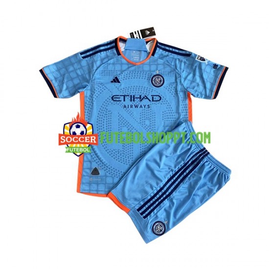 Camisola Júnior New York City FC Principais Equipamento 2023 Manga Curta