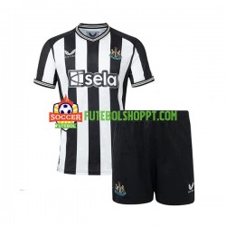 Camisola Júnior Newcastle United Principais Equipamento 2023-2024 Manga Curta