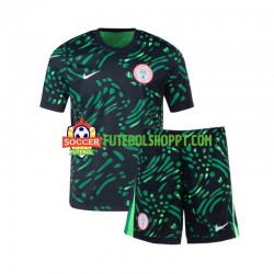 Camisola Júnior Nigéria Alternativa Equipamento 2024 Manga Curta