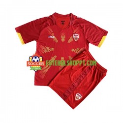 Camisola Júnior Macedônia do Norte Principais Equipamento 2023 Manga Curta