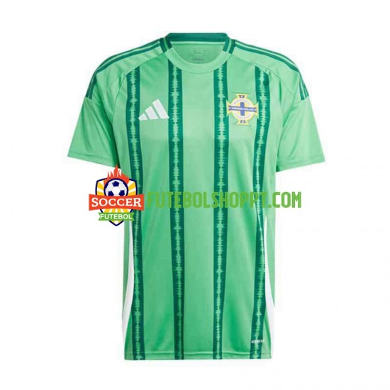 Camisola Homem Irlanda do Norte Principais Equipamento 2024 Manga Curta