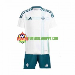 Camisola Júnior Irlanda do Norte Alternativa Equipamento 2024 Manga Curta