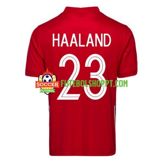 Camisola Homem Noruega Erling Haaland 23 2020-2021 Principais Equipamento Manga Curta