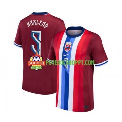 Camisola Homem Noruega Haaland 9 Principais Equipamento 2024 Manga Curta