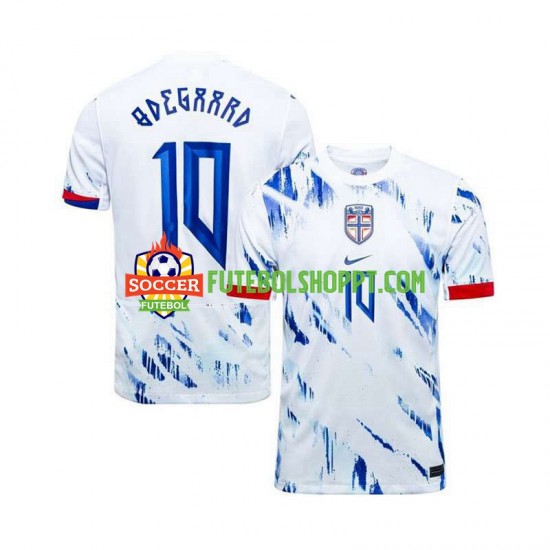 Camisola Homem Noruega Martin Odegaard 10 Alternativa Equipamento 2024 Manga Curta