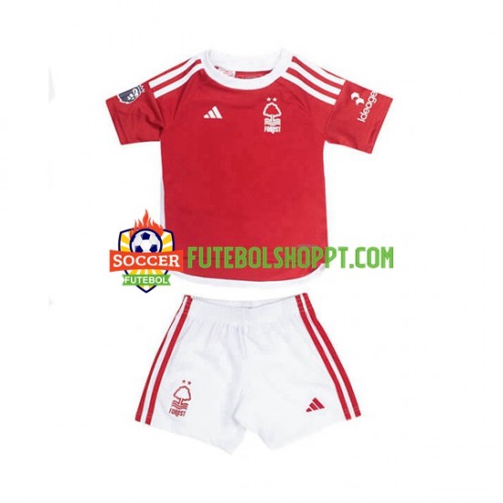 Camisola Júnior Nottingham Forest Principais Equipamento 2023-2024 Manga Curta