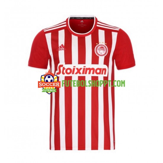 Camisola Homem Olympiacos Principais Equipamento 2021-2022 Manga Curta