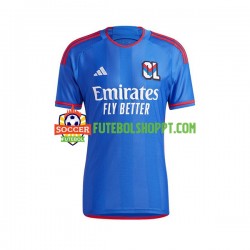Camisola Homem Olympique Lyonnais Alternativa Equipamento 2023-2024 Manga Curta