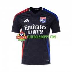 Camisola Homem Olympique Lyonnais Alternativa Equipamento 2024-2025 Manga Curta