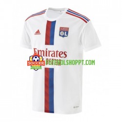 Camisola Homem Olympique Lyonnais Principais Equipamento 2022-2023 Manga Curta