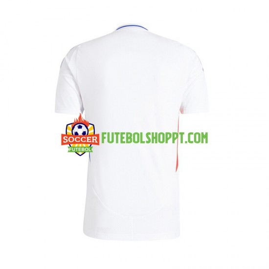 Camisola Homem Olympique Lyonnais Principais Equipamento 2024-2025 Manga Curta
