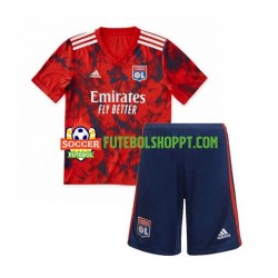 Camisola Júnior Olympique Lyonnais Alternativa Equipamento 2022-2023 Manga Curta
