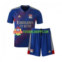 Camisola Júnior Olympique Lyonnais Quarto Equipamento 2022-2023 Manga Curta