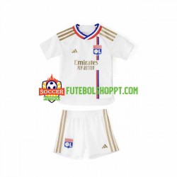 Camisola Júnior Olympique Lyonnais Principais Equipamento 2023-2024 Manga Curta