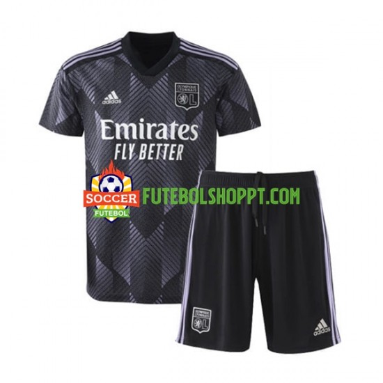 Camisola Júnior Olympique Lyonnais Terceiro Equipamento 2022-2023 Manga Curta