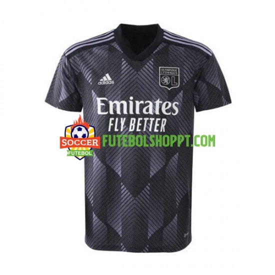 Camisola Homem Olympique Lyonnais Terceiro Equipamento 2022-2023 Manga Curta