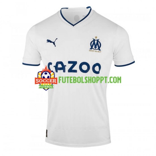 Camisola Homem Olympique de Marseille Principais Equipamento 2022-2023 Manga Curta