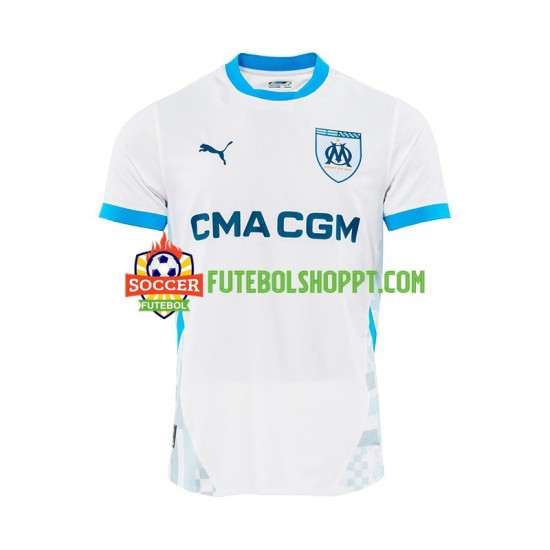 Camisola Homem Olympique de Marseille Principais Equipamento 2024-2025 Manga Curta