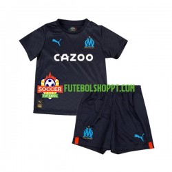 Camisola Júnior Olympique de Marseille Alternativa Equipamento 2022-2023 Manga Curta