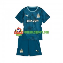 Camisola Júnior Olympique de Marseille Alternativa Equipamento 2024-2025 Manga Curta