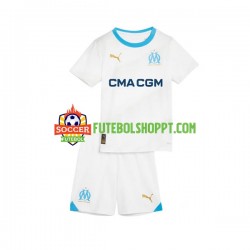 Camisola Júnior Olympique de Marseille Principais Equipamento 2023-2024 Manga Curta
