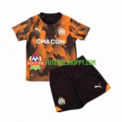 Camisola Júnior Olympique de Marseille Terceiro Equipamento 2023-2024 Manga Curta