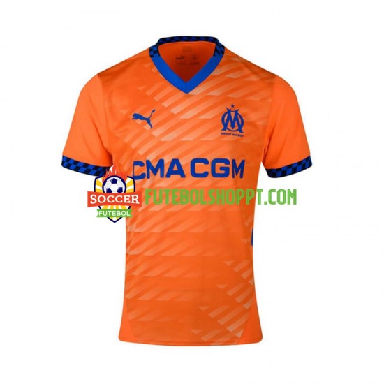 Camisola Homem Olympique de Marseille Terceiro Equipamento 2024-2025 Manga Curta