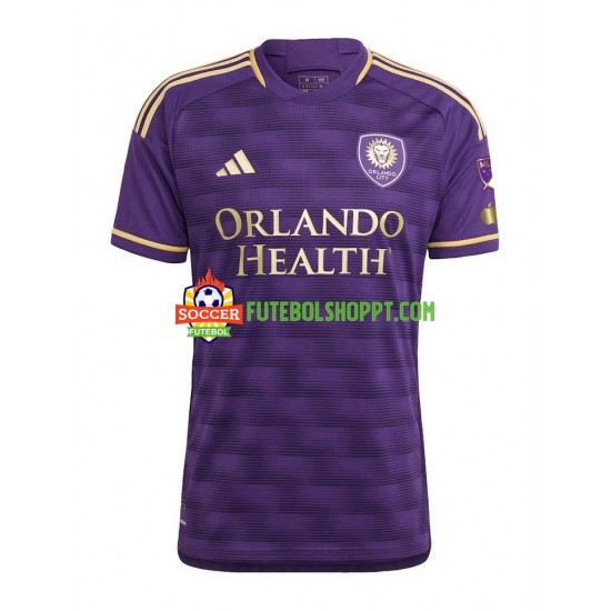 Camisola Homem Orlando City SC Principais Equipamento 2023-2024 Manga Curta