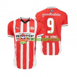 Camisola Homem PSV Eindhoven DE JONG 9 Principais Equipamento 2024-2025 Manga Curta