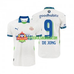 Camisola Homem PSV Eindhoven DE JONG 9 Terceiro Equipamento 2024-2025 Manga Curta