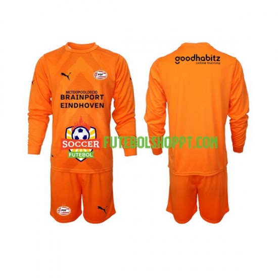 Camisola Júnior PSV Eindhoven Guarda-redes Alternativa Equipamento 2022-2023 Manga Comprida